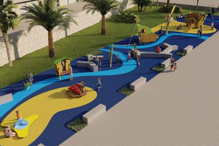 Obras Parque Infantil de Cantodarea Futuro